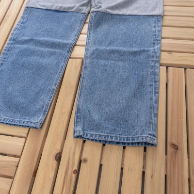 Штаны Balenciaga Patched Color Panels "Grey" фото № 3