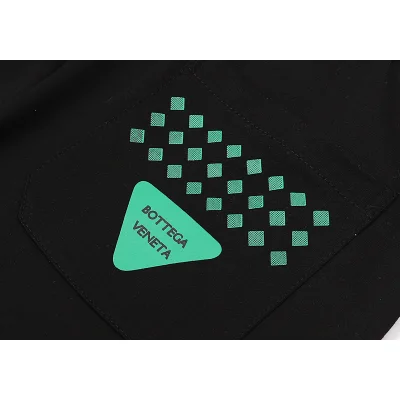 Штаны Bottega Veneta With Logo And Small Diamonds "Black" фото № 2