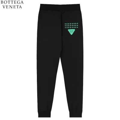 Штаны Bottega Veneta With Logo And Small Diamonds "Black" фото № 8