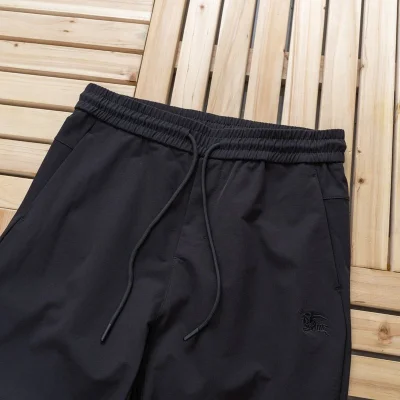 Спортивные Штаны Burberry Small Logo Patched "Black" фото № 2