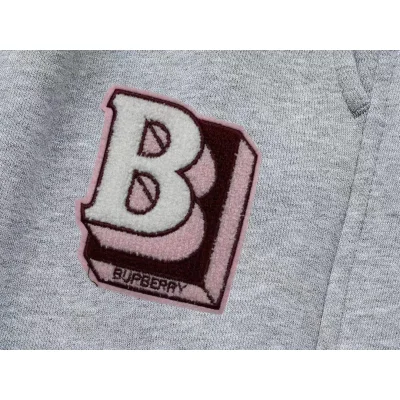 Штаны Burberry Frontside Volumetric Letter B And Rectangle "Gray" фото № 3