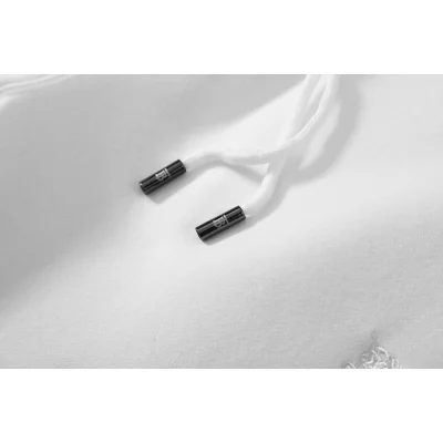 Штаны Burberry With Logo On Fleece "White" фото № 3