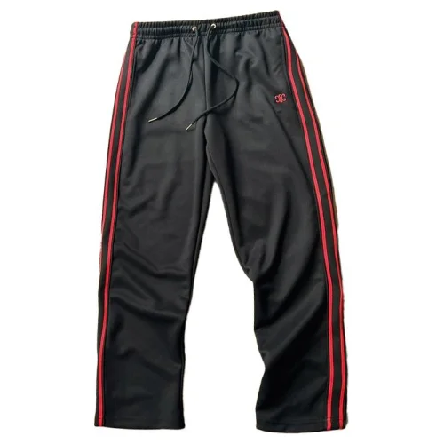 Штаны Celine With Red Logo "Black"