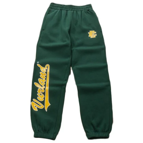 Штаны Eric Emanuel Big Printed Words "Green"