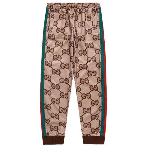 Штаны Gucci With Brand Print "Brown"