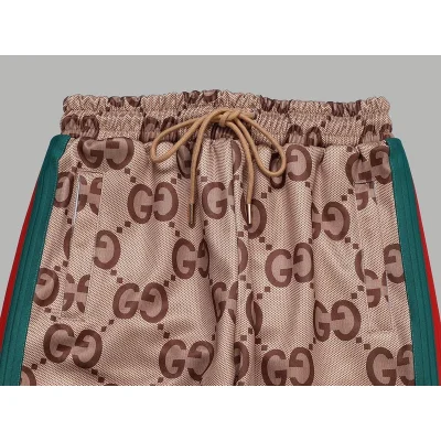 Штаны Gucci With Brand Print "Brown" фото № 5