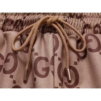Штаны Gucci With Brand Print "Brown" фото № 6