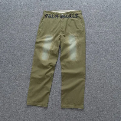 Штаны Palm Angels Scuffed "Khaki" фото № 2