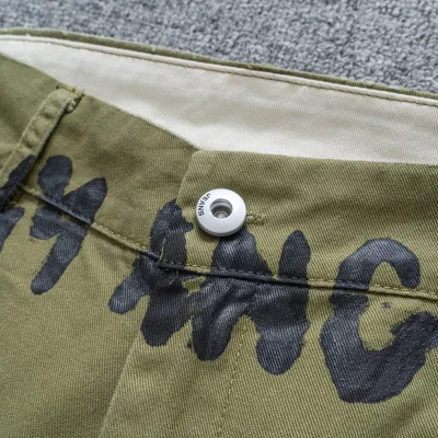 Штаны Palm Angels Scuffed "Khaki" фото № 8