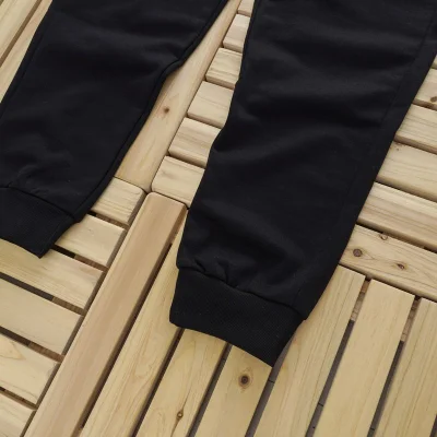 Штаны Stone Island With Patch - In Monochrome Style "Black" фото № 4