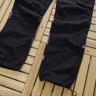 Штаны Stussy With The Inscription Of The Logo "Black/Lilac" фото № 4