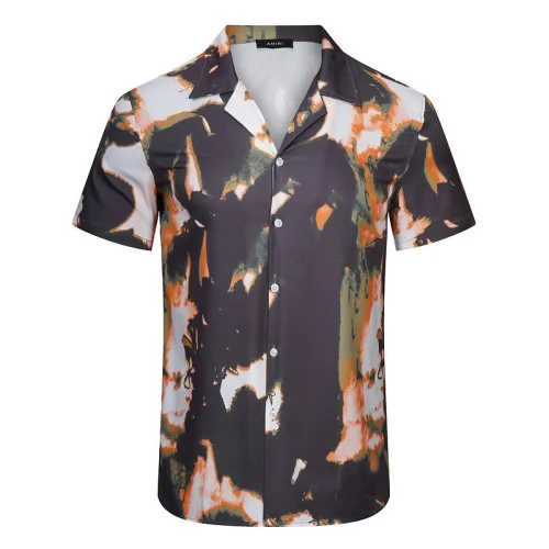 Рубашка Amiri Print Colored Spots "Orange"