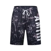 Шорты Amiri Vertical Logo Inscription From Side "Black"