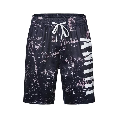 Шорты Amiri Vertical Logo Inscription From Side "Black"