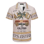 Рубашка Amiri Palm Trees And Big Logo "Beige"