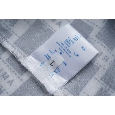 Рубашка Amiri Logo And Inscription In Rectangle "Black" фото № 7