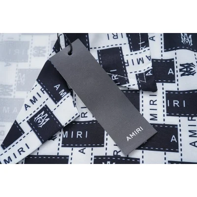 Рубашка Amiri Logo And Inscription In Rectangle "Black" фото № 6