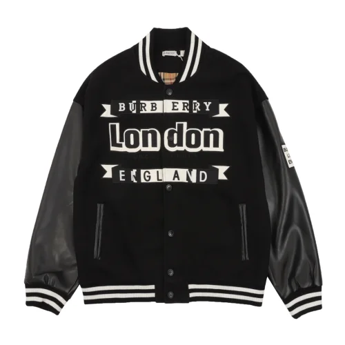 Бомбер Burberry Frontside Logo London England "Black"