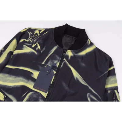 Бомбер Louis Vuitton With Logo - ZIP "Black/Yellow" фото № 5