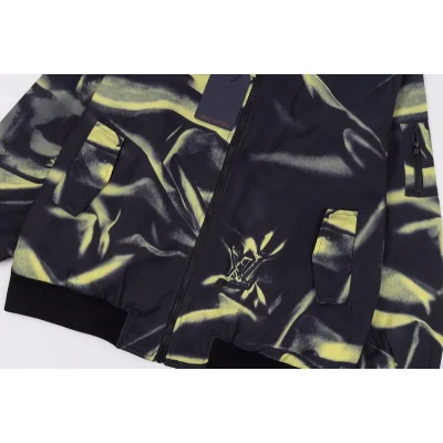 Бомбер Louis Vuitton With Logo - ZIP "Black/Yellow" фото № 7