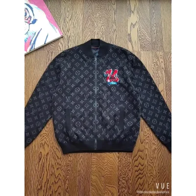 Бомбер Louis Vuitton Graffiti Brand "Black/Gray" фото № 2 Бомбер Louis Vuitton Graffiti Brand "Black/Gray" фото № 2