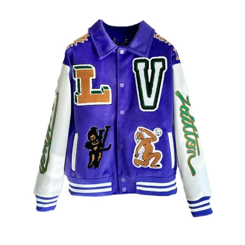 Бомбер Louis Vuitton Driving Nails "Violet"