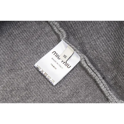 Бомбер Miu Miu Frontside Gray Logo Miu Miu "Gray" фото № 6