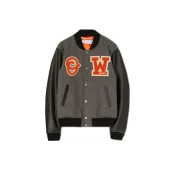 Бомбер Off White Capital Letters "Black/Gray"