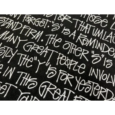 Бомбер Stussy With Pink Stripes "Black" фото № 3