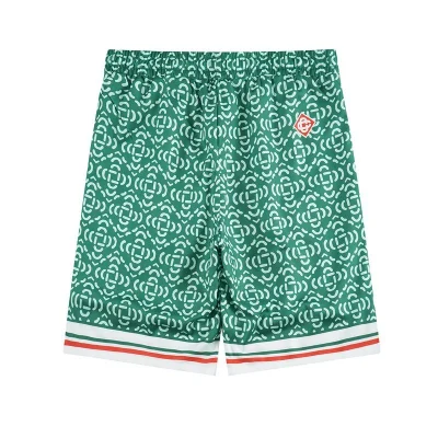 Шорты Casablanca Repeating Bracket Print "Green" фото № 2 Шорты Casablanca Repeating Bracket Print "Green" фото № 2