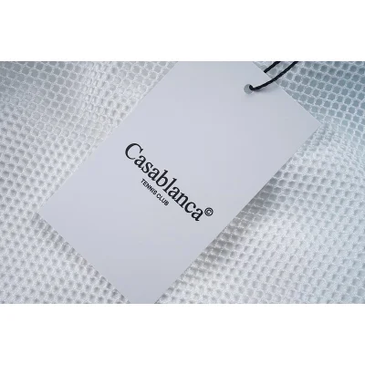 Шорты Casablanca Inscription Sport And Waves "White" фото № 3