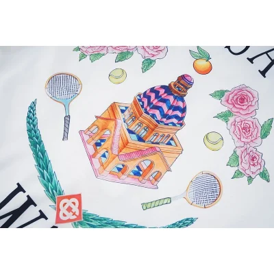 Рубашка Casablanca Inscription Casa Way "White" фото № 9