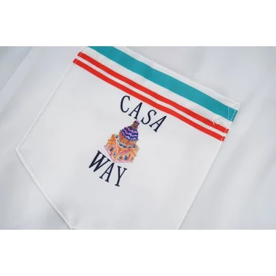 Рубашка Casablanca Inscription Casa Way "White" фото № 4