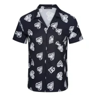 Рубашка Dolce Gabbana Repeating Hearts Print "Black"