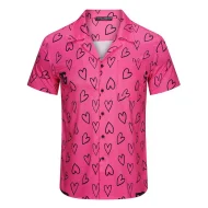 Рубашка Dolce Gabbana Hearts And Logo "Pink"