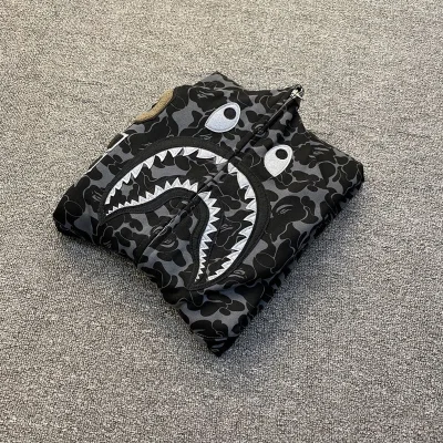 Худи A Bathing Ape With Brand Logo ZIP "Black/Gray" фото № 7 Худи A Bathing Ape With Brand Logo ZIP "Black/Gray" фото № 7