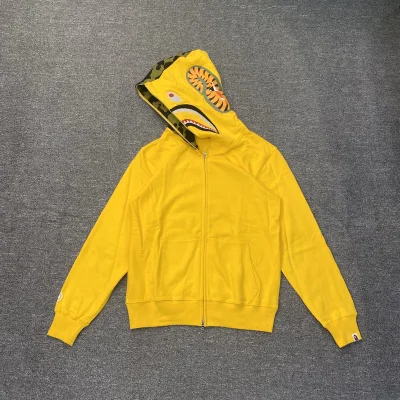Худи A Bathing Ape The Halves Of The Hood Are Multicolored ZIP "Yellow" фото № 3 Худи A Bathing Ape The Halves Of The Hood Are Multicolored ZIP "Yellow" фото № 3