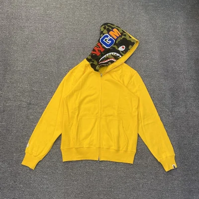 Худи A Bathing Ape The Halves Of The Hood Are Multicolored ZIP "Yellow" фото № 8 Худи A Bathing Ape The Halves Of The Hood Are Multicolored ZIP "Yellow" фото № 8