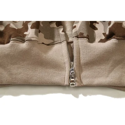 Худи A Bathing Ape Shark Mouth ZIP "Brown" фото № 8