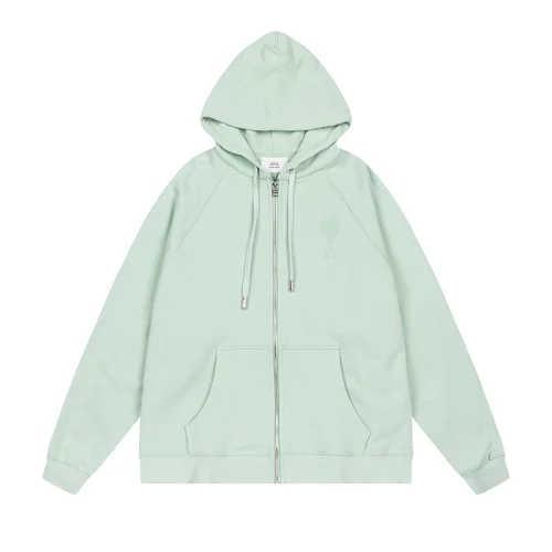 Худи Amiri Letter And Heart - Logo ZIP "Mint"