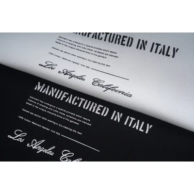 Худи Amiri Manufactured In Italy Text "White" фото № 4