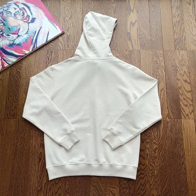 Худи Amiri Cotton With Red Logo ZIP "Cream" фото № 4