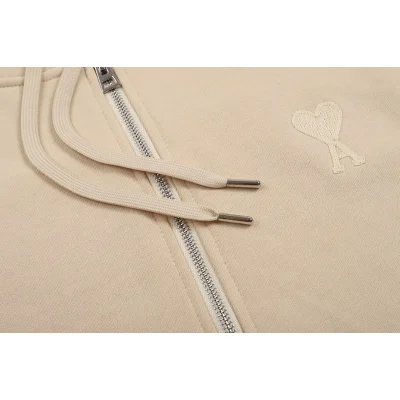 Худи Amiri Heart And Letter — Logo ZIP "Beige" фото № 6