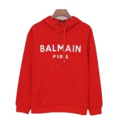 Худи Balmain Logo Balmain Paris "Red"