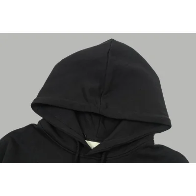 Худи Burberry Frontside Central Contrast Logo "Black" фото № 3