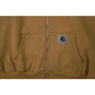 Худи Carhartt With Patch - ZIP "Brown" фото № 4