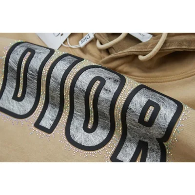 Худи Christian Dior Central Big Frontside Logo Dior "Yellow" фото № 4