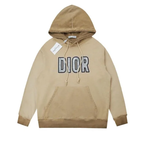 Худи Christian Dior Central Big Frontside Logo Dior "Yellow"