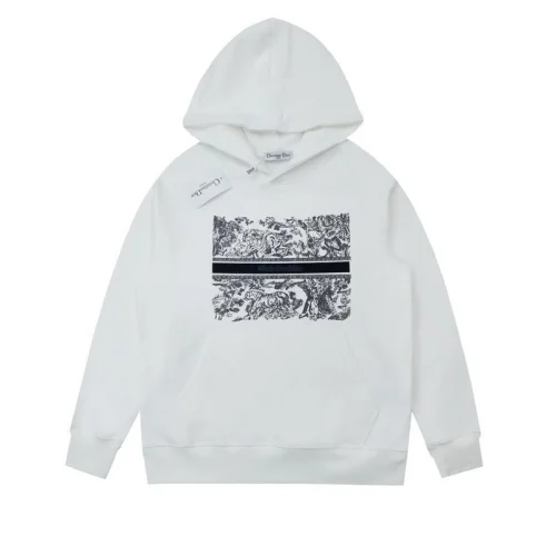 Худи Christian Dior Frontside Animals "White"