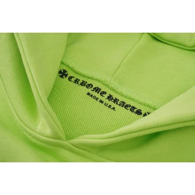 Худи Chrome Hearts With Drawings On The Sleeves "Green/Yellow" фото № 4